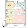 スクエア名古屋港 3LDKの間取り