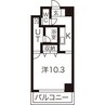 エルブ入船 1Kの間取り