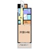 エルブ入船 1Kの間取り