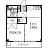 ラポールＴ 1LDKの間取り