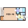リブレア豊Ｂ棟 1Kの間取り