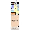 クレアトミー 1Kの間取り