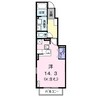 アーバンヴィラＢ 1Rの間取り