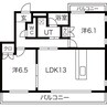 オレンジヒルズ 2LDKの間取り