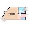 シティライフ高蔵 1Rの間取り