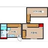 ベルドーム大江 1Kの間取り