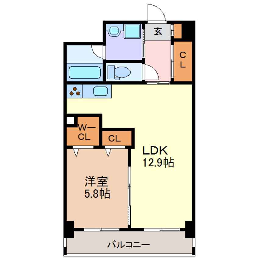 間取図 リバーストーム白鳥