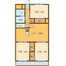 グランド三栄 3LDKの間取り