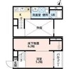 グランソレイユ三番町 1Rの間取り