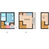 SAKURA辰巳 1Rの間取り