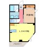 ライフワンビル 1LDKの間取り