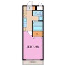 A・City港栄 1Kの間取り