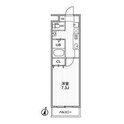 A・City七条の間取図