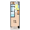 S-RESIDENCE東海通 1Kの間取り