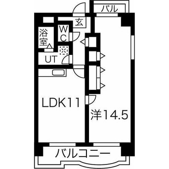 間取図 サンライズ八熊