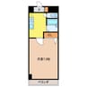 ソレイユ東海通 1Kの間取り