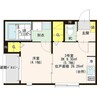 Le・Ange 壱番館 1DKの間取り