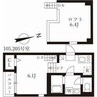 ハーモニーテラス七番町 1Kの間取り