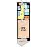THE BAY FLAT 1Kの間取り