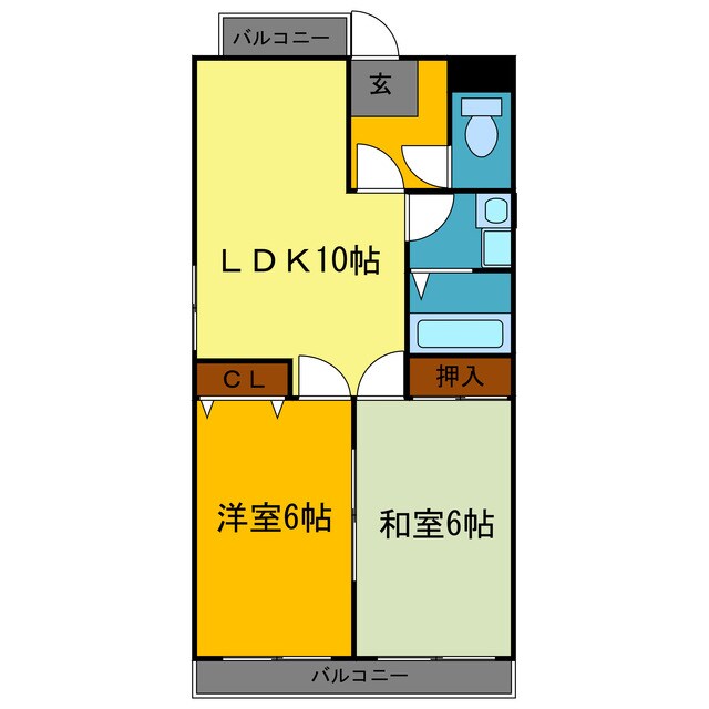間取り図 熱田マンション