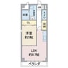 マンションW 1LDKの間取り