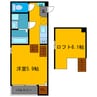アーク十番町 1Kの間取り