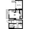 シャレイド豊田本町EAST 1Rの間取り