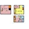 DUPLEX(デュプレックス) 1LDKの間取り