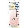 松本マンション 1Kの間取り