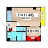 ガーデン熱田(garden熱田) 1LDKの間取り