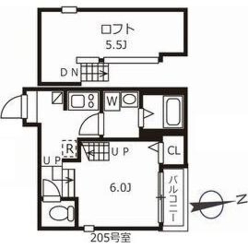 間取図 ハーモニーテラス十番Ⅳ