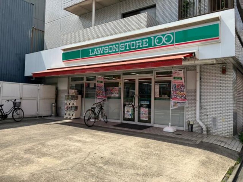 ローソンストア100熱田六番町店(コンビニ)まで507m ハーモニーテラス十番Ⅳ