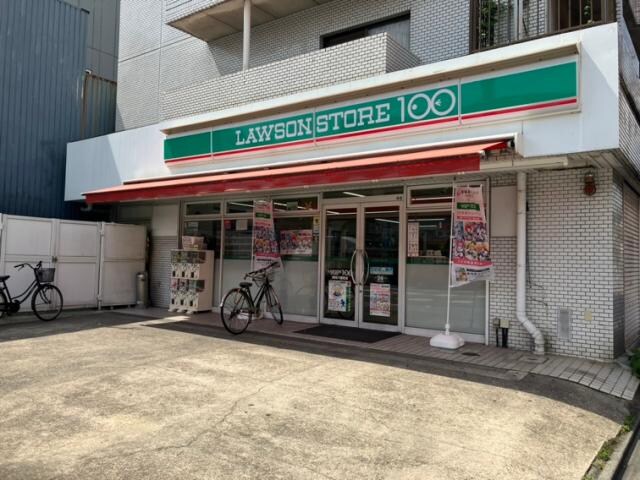 ローソンストア100熱田六番町店(コンビニ)まで507m ハーモニーテラス十番Ⅳ