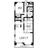 リアライズ正保町 2LDKの間取り