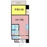 ブランシエスタ金山北 1DKの間取り