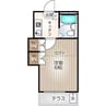 港クラシア 1Kの間取り