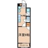 福島ハイツ 1Kの間取り