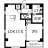 ロイヤルレジデンス高畑 1LDKの間取り