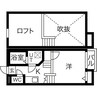Creo荒子壱番館 1Kの間取り