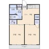 佐藤第一ビル 2DKの間取り