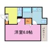 メイクスR道徳公園Ⅱ 1Kの間取り