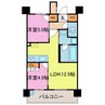 Alivis金山East 2LDKの間取り