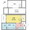 UNO(ウノ) 1Kの間取り
