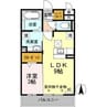 ヴィオーラ八番　A 1LDKの間取り