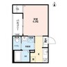 robot　home日比野 1Kの間取り