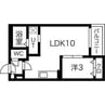 Jack　naruhamaⅠ 1LDKの間取り