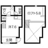 ao(アオ) 1Kの間取り