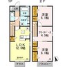 Habitation55 2LDKの間取り