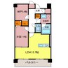 さくらHills ROKUBAN Platinum Residence 2LDKの間取り