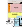 さくらHills ROKUBAN Platinum Residence 1DKの間取り
